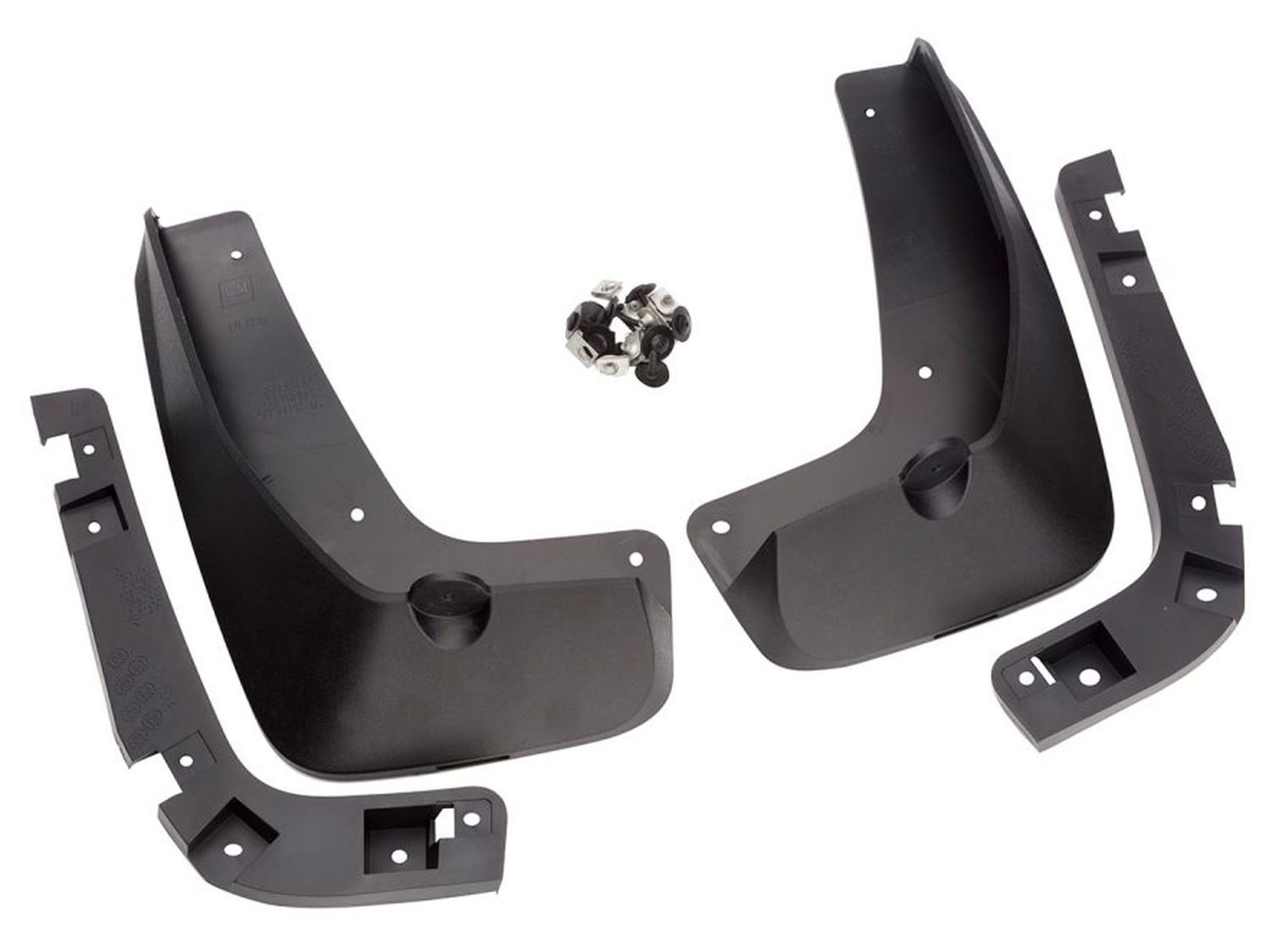 Chevrolet Rear Black Splash Guards Pair Of Two - 86507350 | Chevy