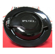Mopar Fuel Filler Door - Satin Black With Jeep Logo, Fits Wrangler 4-Door Models