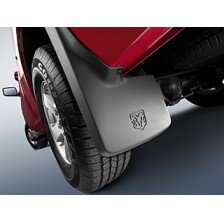 Mopar 82213879 AB | Paraspruzzi Posteriori Deluxe Per Jeep | Set Da 2 Con Logo | Gomma TPO Verniciabile