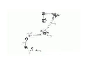 Mopar 5174245AD Sway Bar Link Or Kit