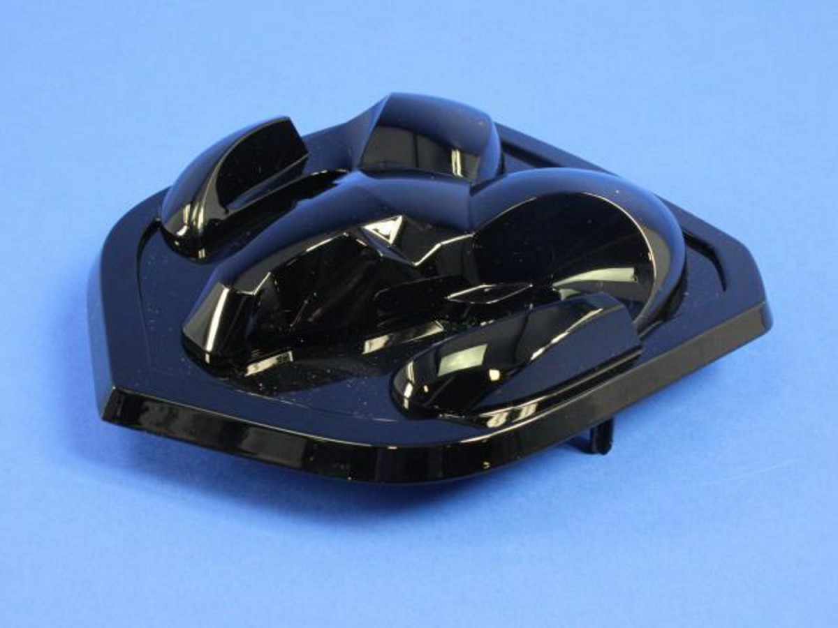 Mopar Emblem Ram's Head Grille Medallion Black - 68218120AB