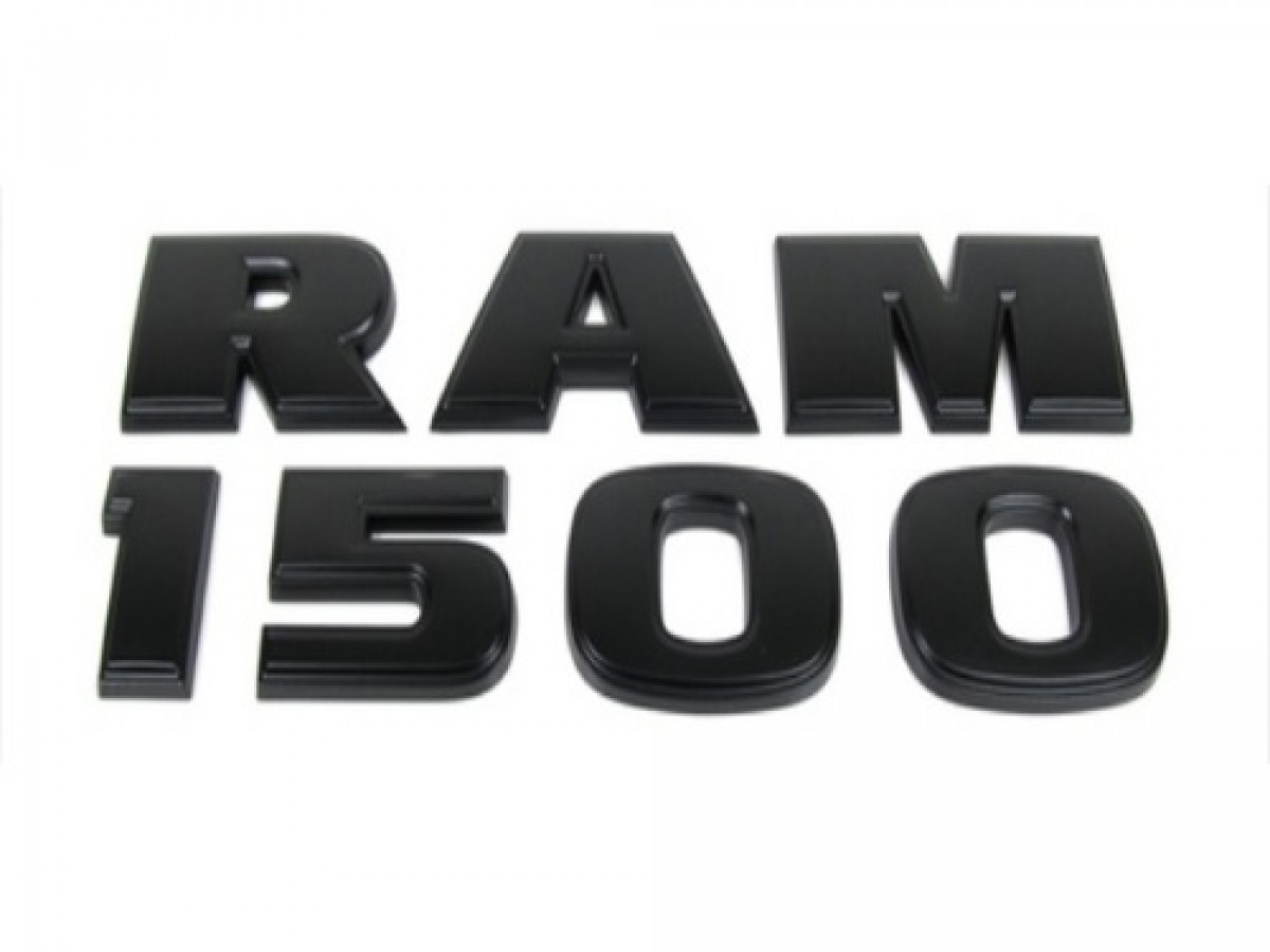 Mopar Emblem Front Door Nameplate Black - 68247897AA | All Mopar Parts