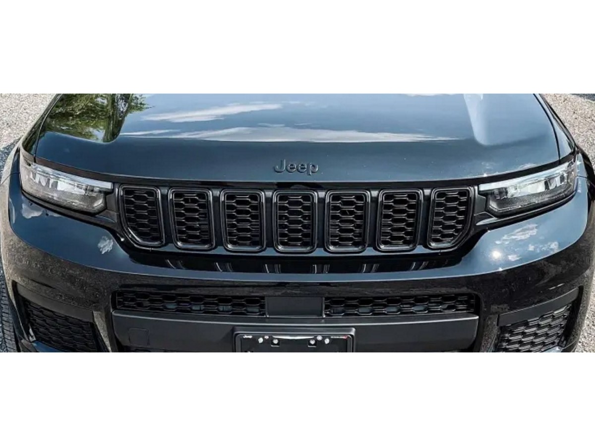 Genuine Mopar Gloss Black Altitude Jeep Hood Emblem 68524486AC All