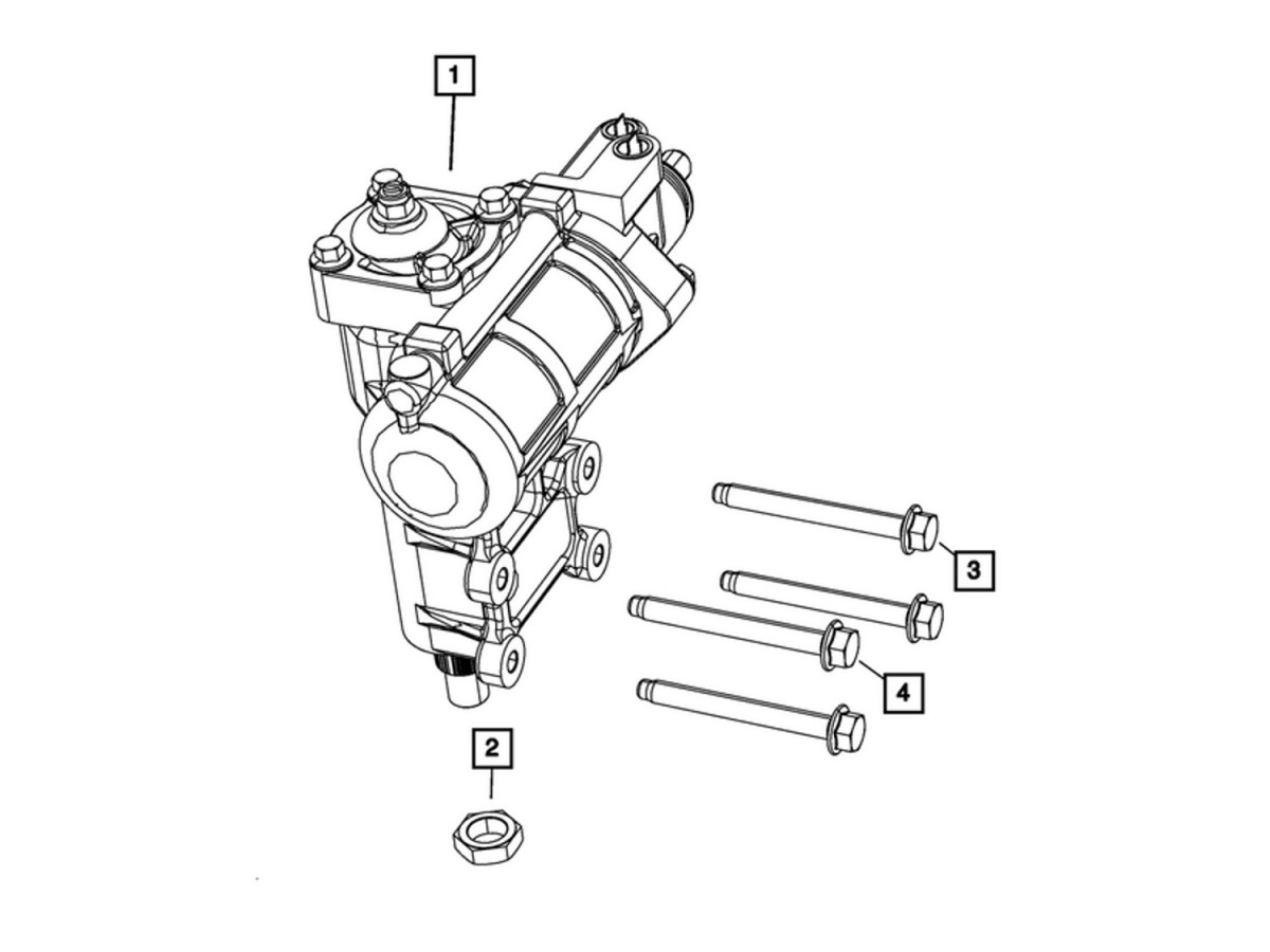 NEW PPT JEEP用 Mopar Steering Upgrade 4 Door Diesel Engine