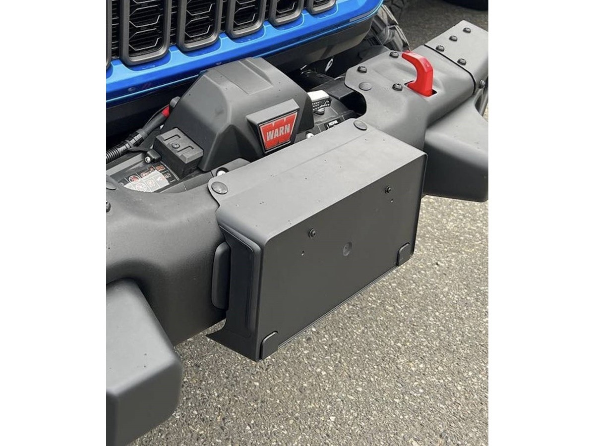 Mopar Front Bumper License Plate Bracket For Winch Equipped