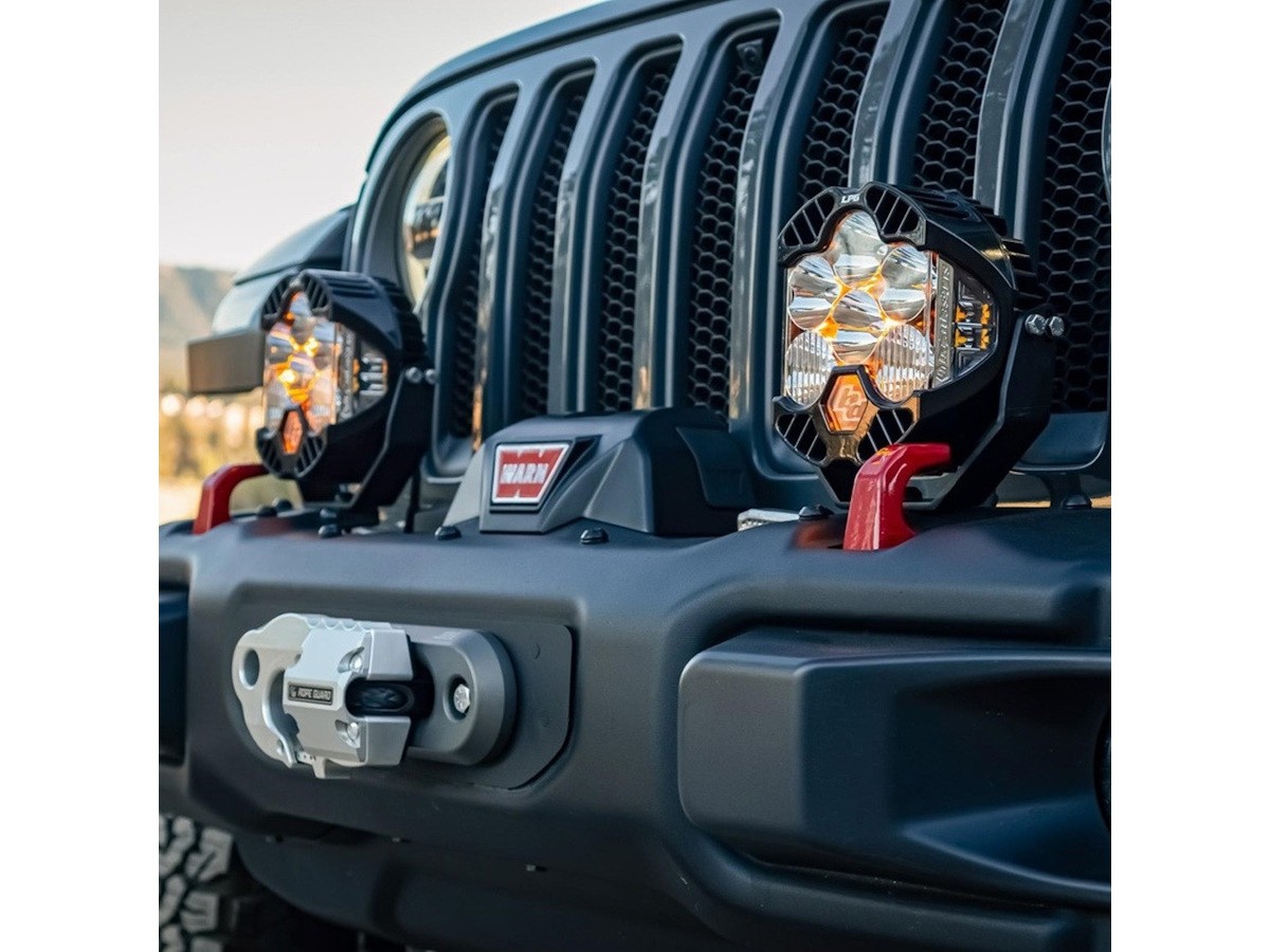 Mopar LP6 Pro 6-Inch Bumper Mounted Off Road LED Light Pods Kit Of