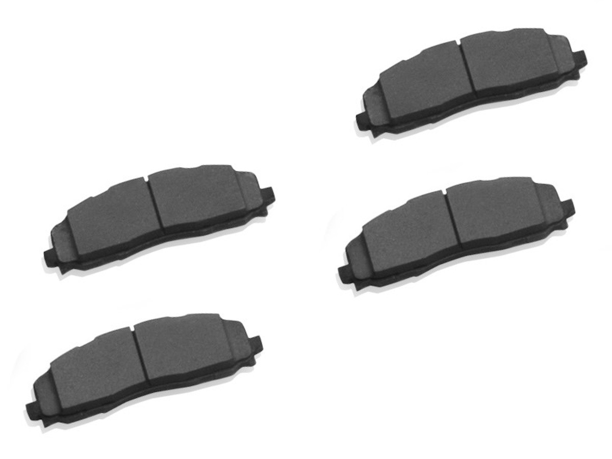 Front Ceramic Brake Pads For 2008-2016 Town & Country, Grand Caravan, Jeep Wrangler & More – 4-Pack