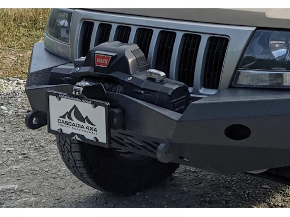 Mopar Winch Compatible License Plate Bracket Mounting System
