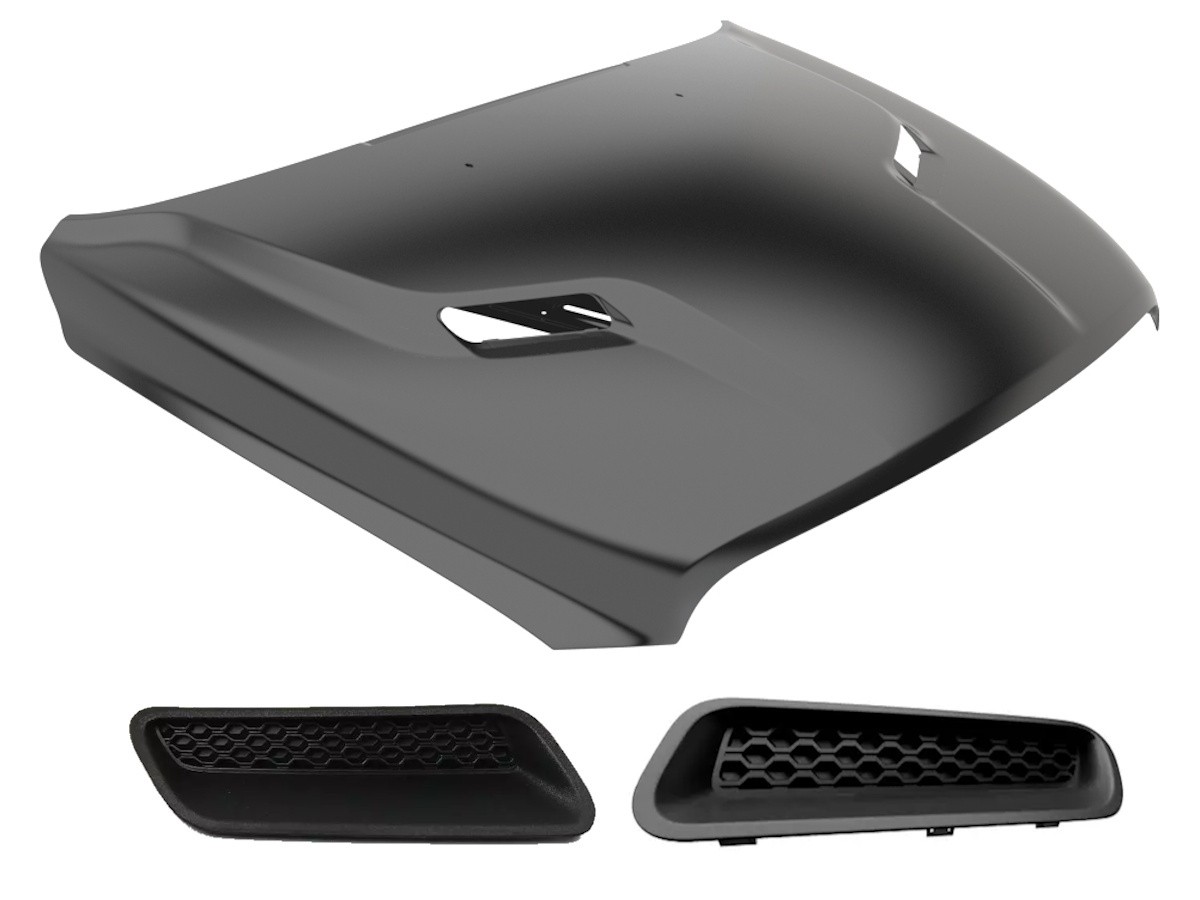 Mopar Sport Hood With Integrated Scoops - SPORTHOODRAM1500DS | All ...