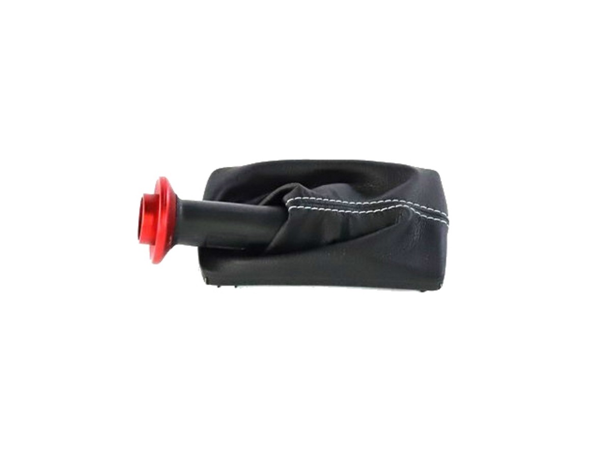 Authentic Mopar Manual Transmission Shifter Boot Black Leather White