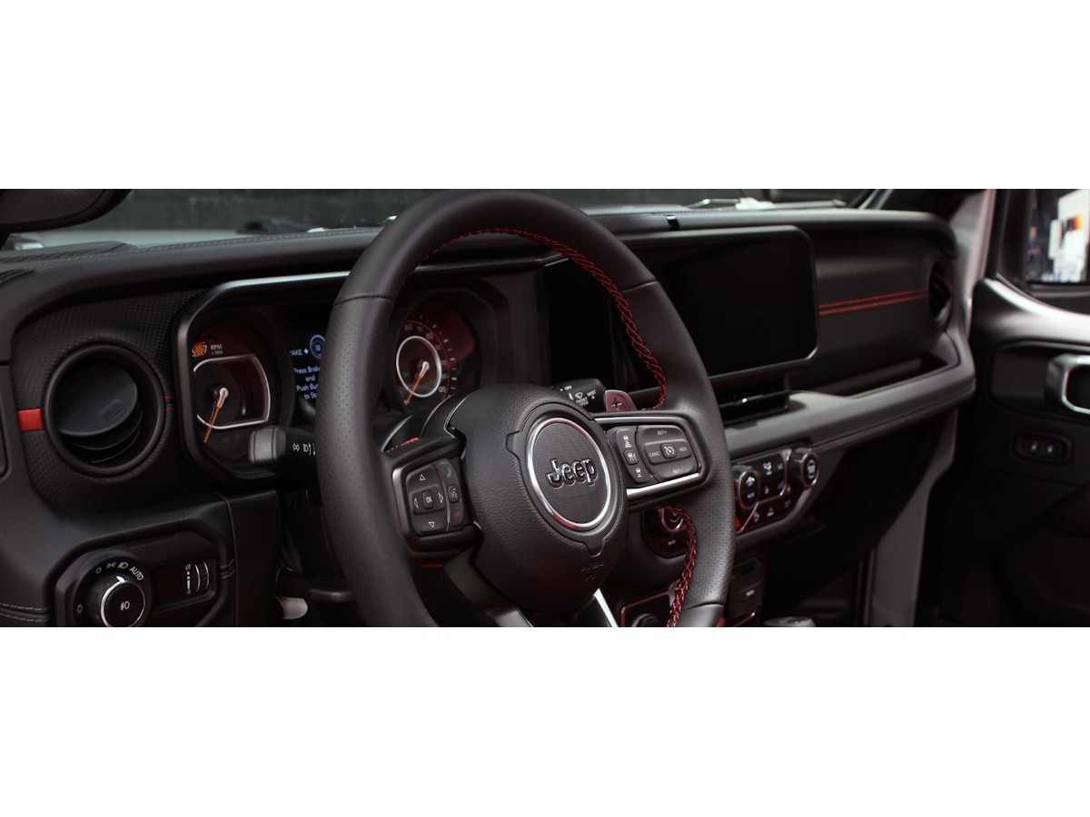 Mopar Dashboard Panel Trim Kit Black Leather Red Stitching From