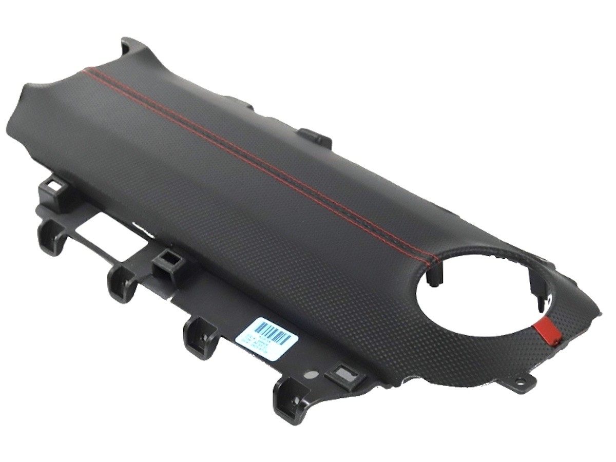 Mopar Dashboard Panel Trim Kit Black Leather Red Stitching From