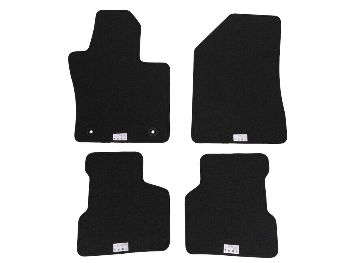Mopar Carpeted Floor Mats Black Set Of Four For Front And Rear