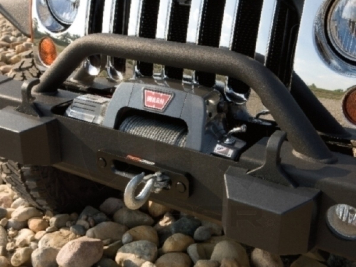 TJラングラーWARN X8000 ウインチ Mopar Jeep Wrangler Warn Winch 9.5