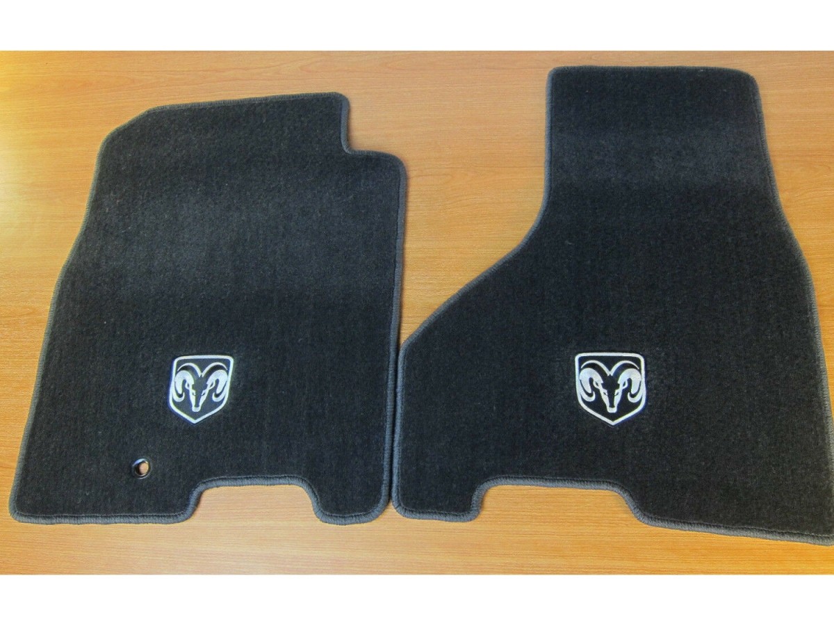 Mopar Floor Mats Carpeted Front Dark Slate - 82211623AC | All Mopar Parts