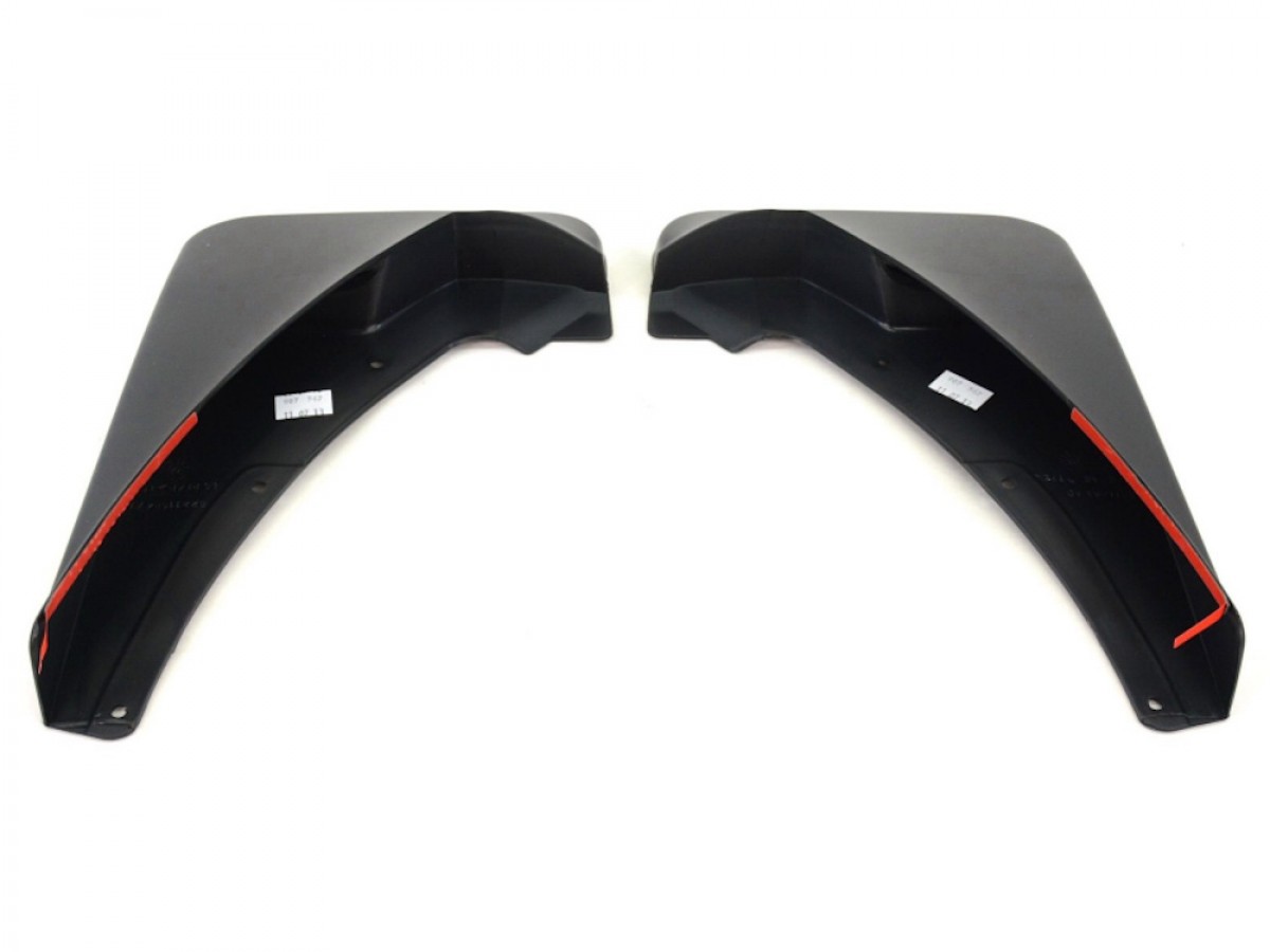 Mopar Splash Guards Rear Molded Black Kit Of Two - 82211684AE