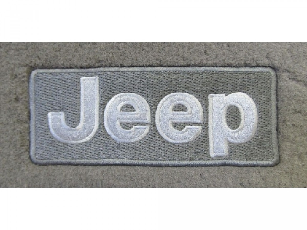 Mopar Carpet Mats Medium Graystone W/ Jeep Logo - 82213684AB | All