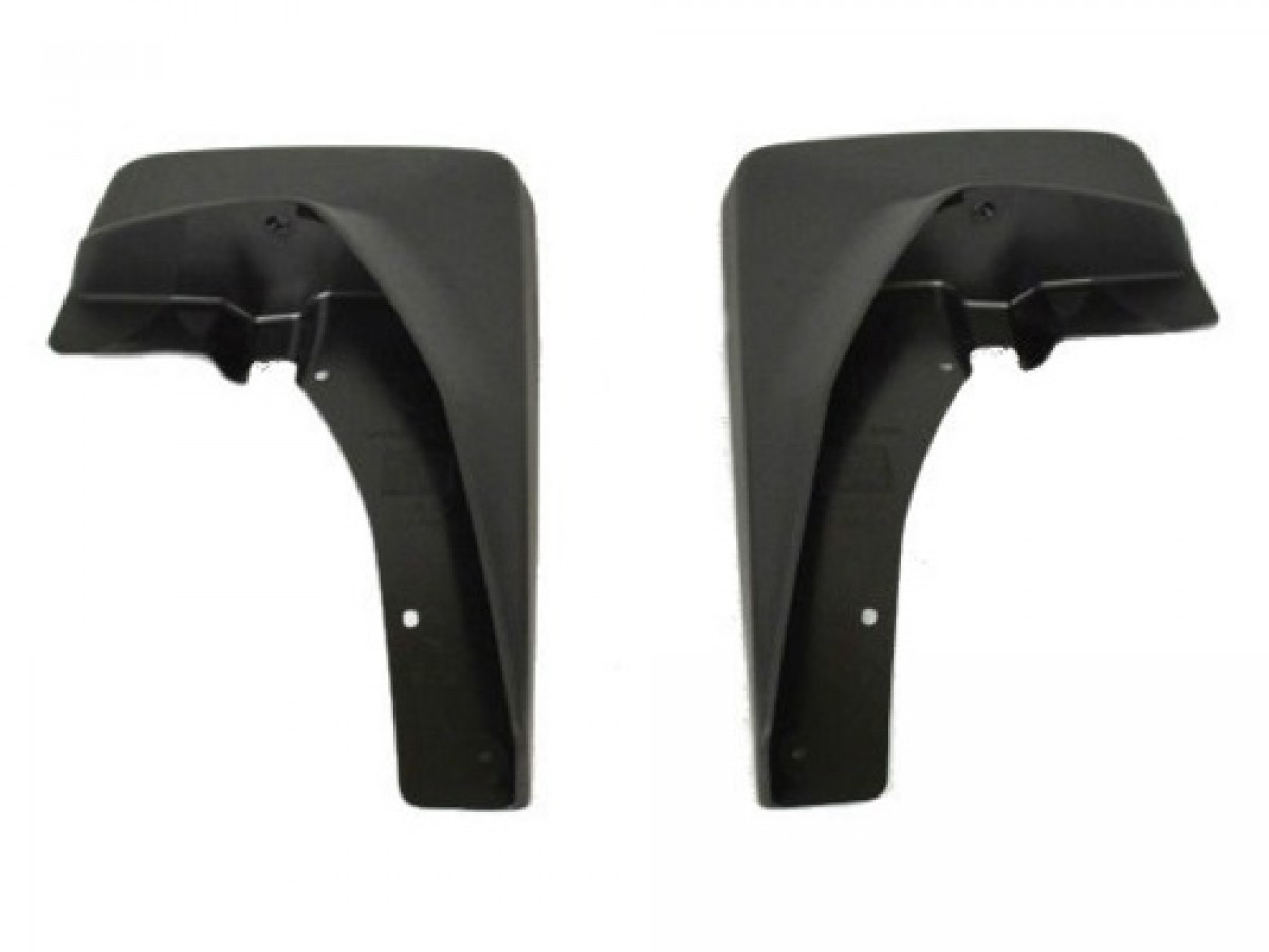 Mopar Splash Guards Front Molded Black W/ Fender Flares
