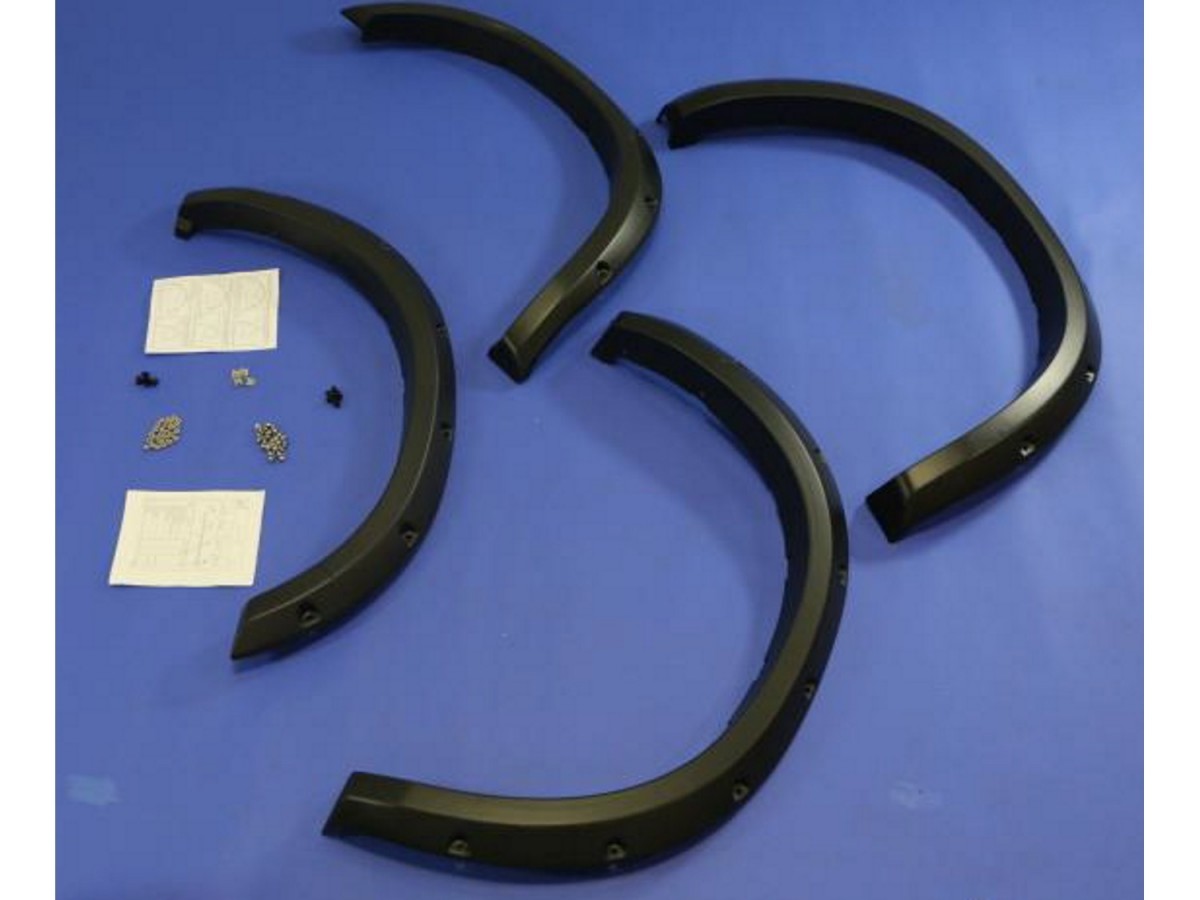 Genuine Mopar Wheel Flares Molded Black Medium Grained Textured Set Of