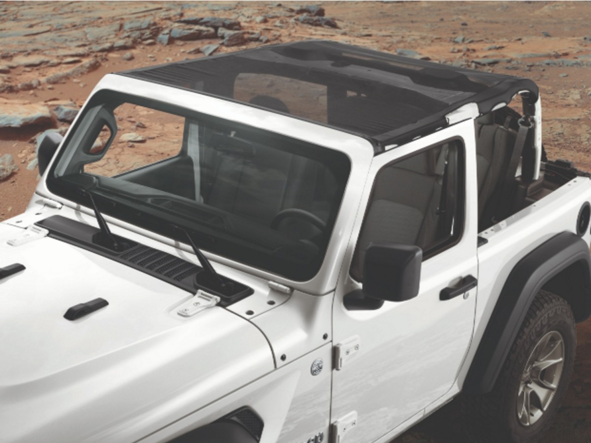 Mopar Sun Bonnet - 2 Door - Black Mesh - 82215389AC | All Mopar Parts