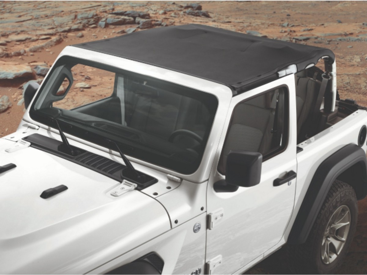 奥村さん専用 Mopar Sun Bonnet - 2 Door - Black Vinyl - 82215391AC | All