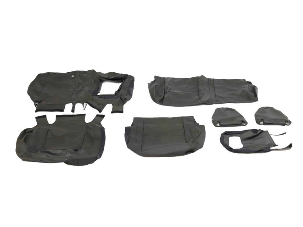 Genuine Mopar Seat Covers - Rear Quad Cab 60/40 Black - 82215472 