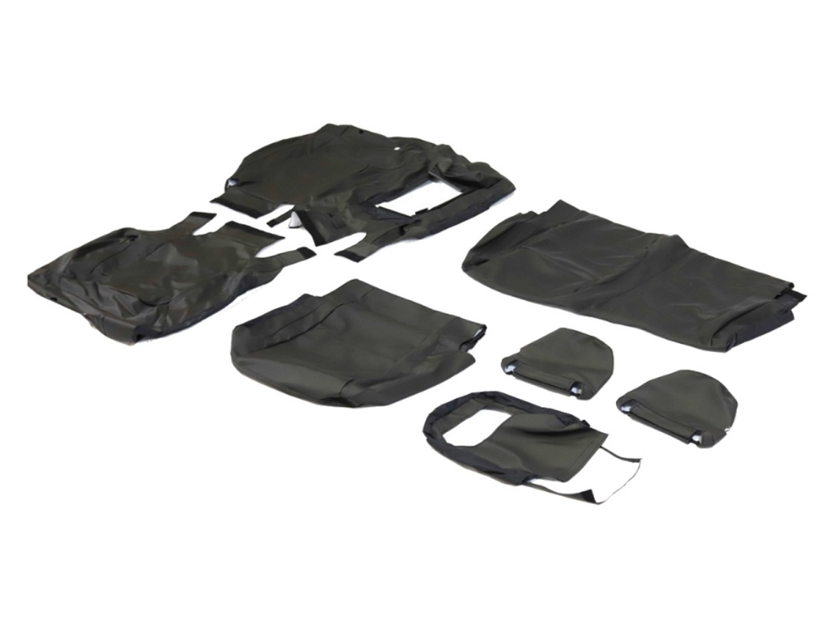 Mopar Seat Covers - Rear Quad Cab 60/40 Black - 82215472 | All