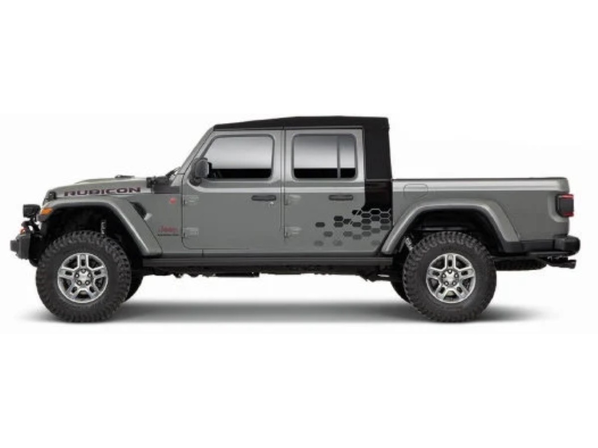 Mopar Body Side Graphic - Fading Hexagon - 82215597 | All