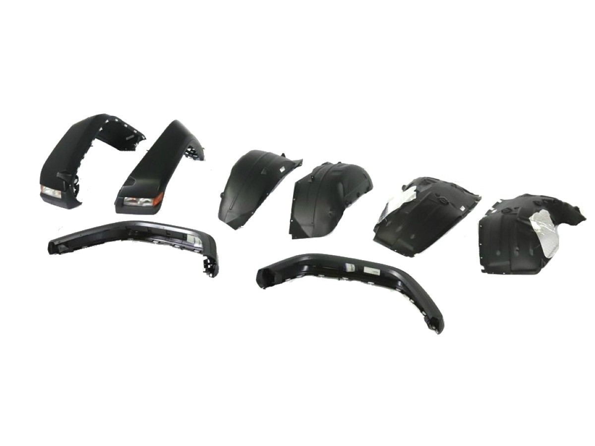 Mopar High Top Fender Flares Kit Of Four Paintable With Halogen