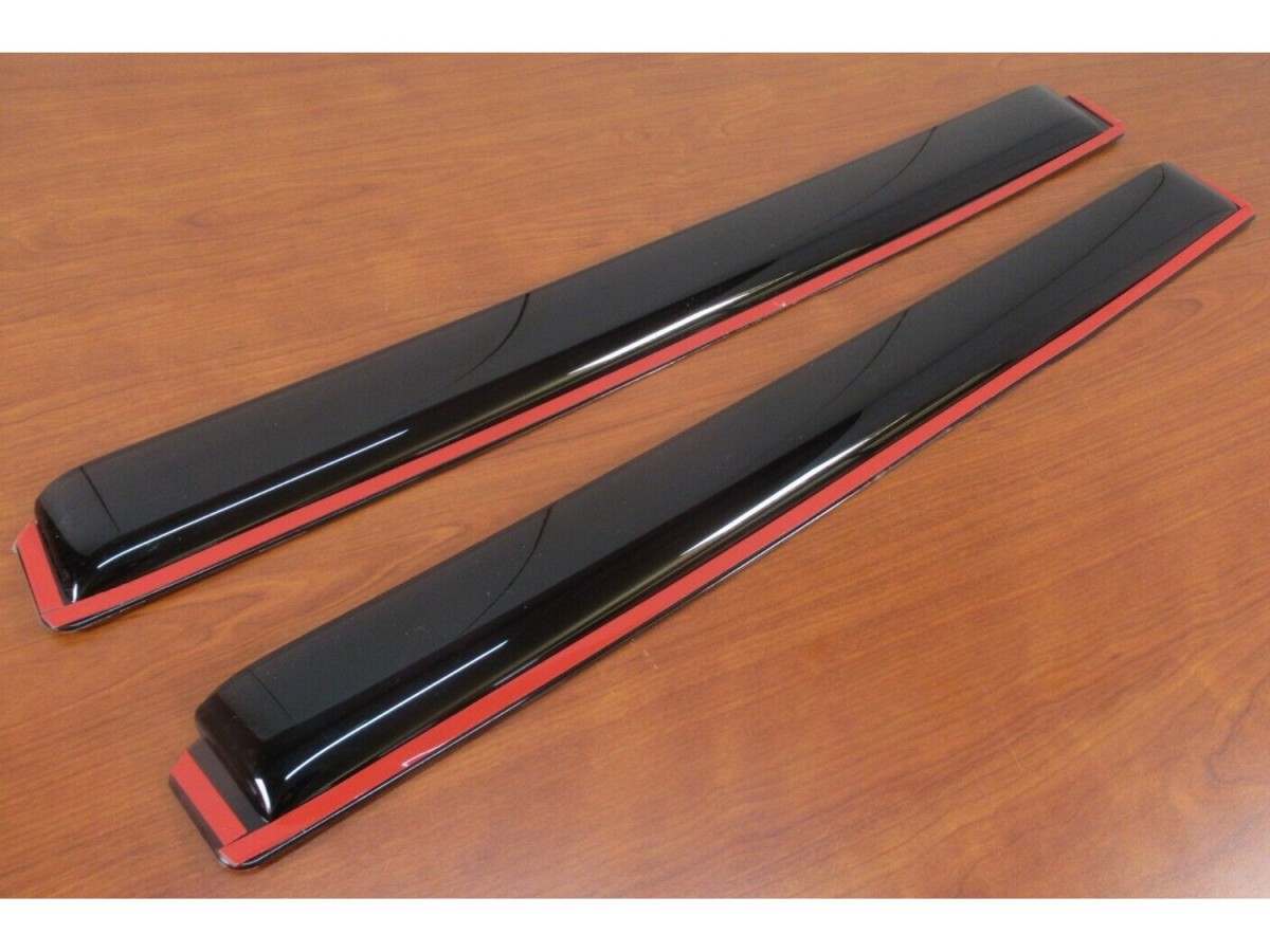 Mopar In-Channel Side Window Air Deflectors Tinted For Three