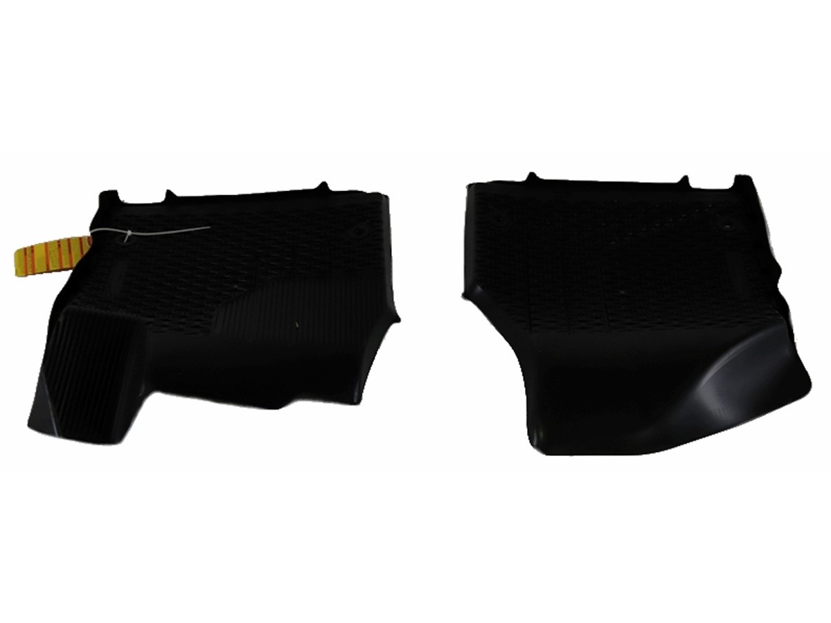 Mopar Rubber Floor Mats Set Of Two Front Mats Black With Chrysler