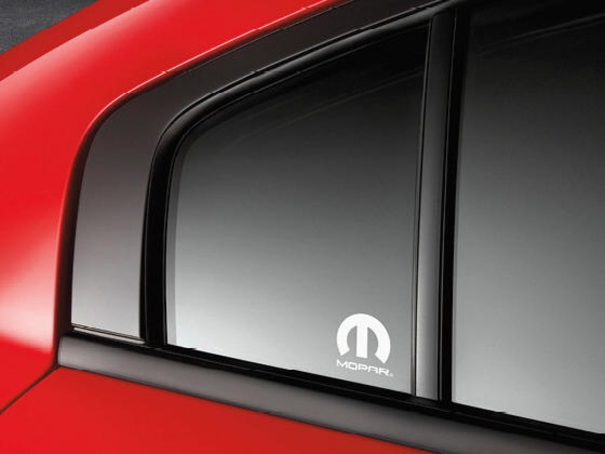 Genuine Mopar Window Decal Mopar Logo 82212434 All Mopar Parts