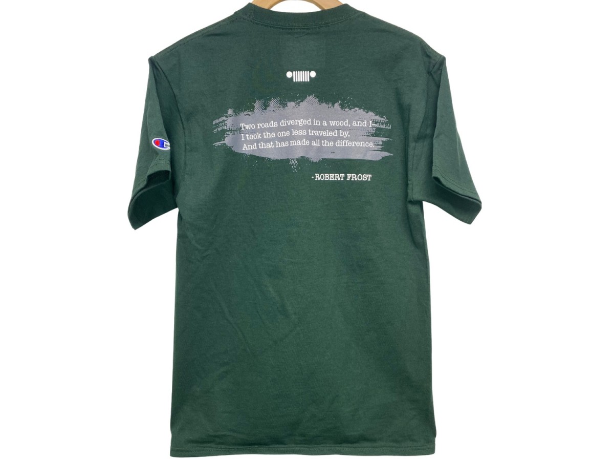 Jeep Short Sleeve T-Shirt Adventure With Jeep Grille Size