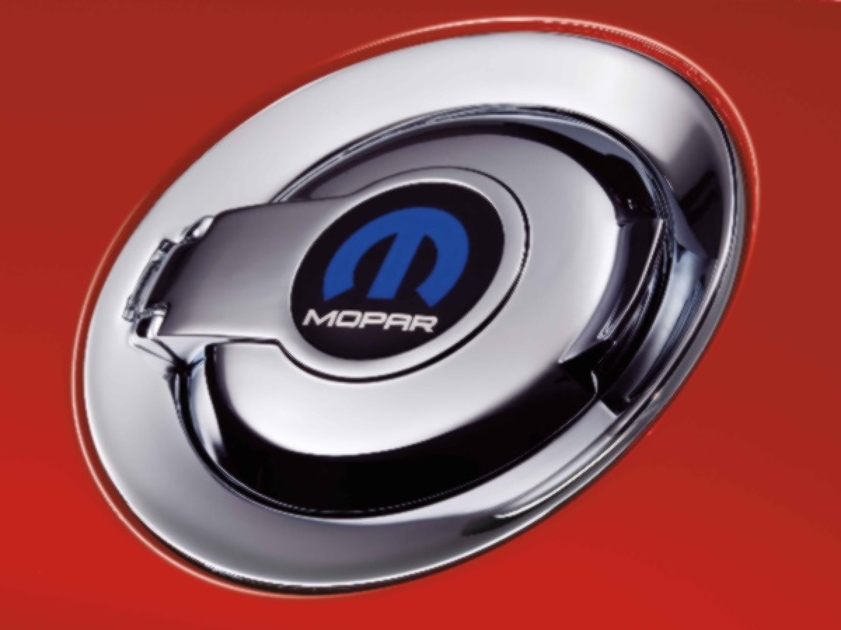 Genuine Mopar Fuel Filler Door Mopar Logo - 82212406 | All Mopar Parts 