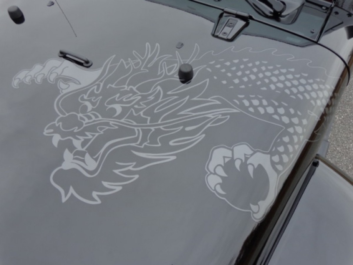Genuine Mopar Hood & Bodyside Decal Dragon Edition JKDRAGONDECALKIT