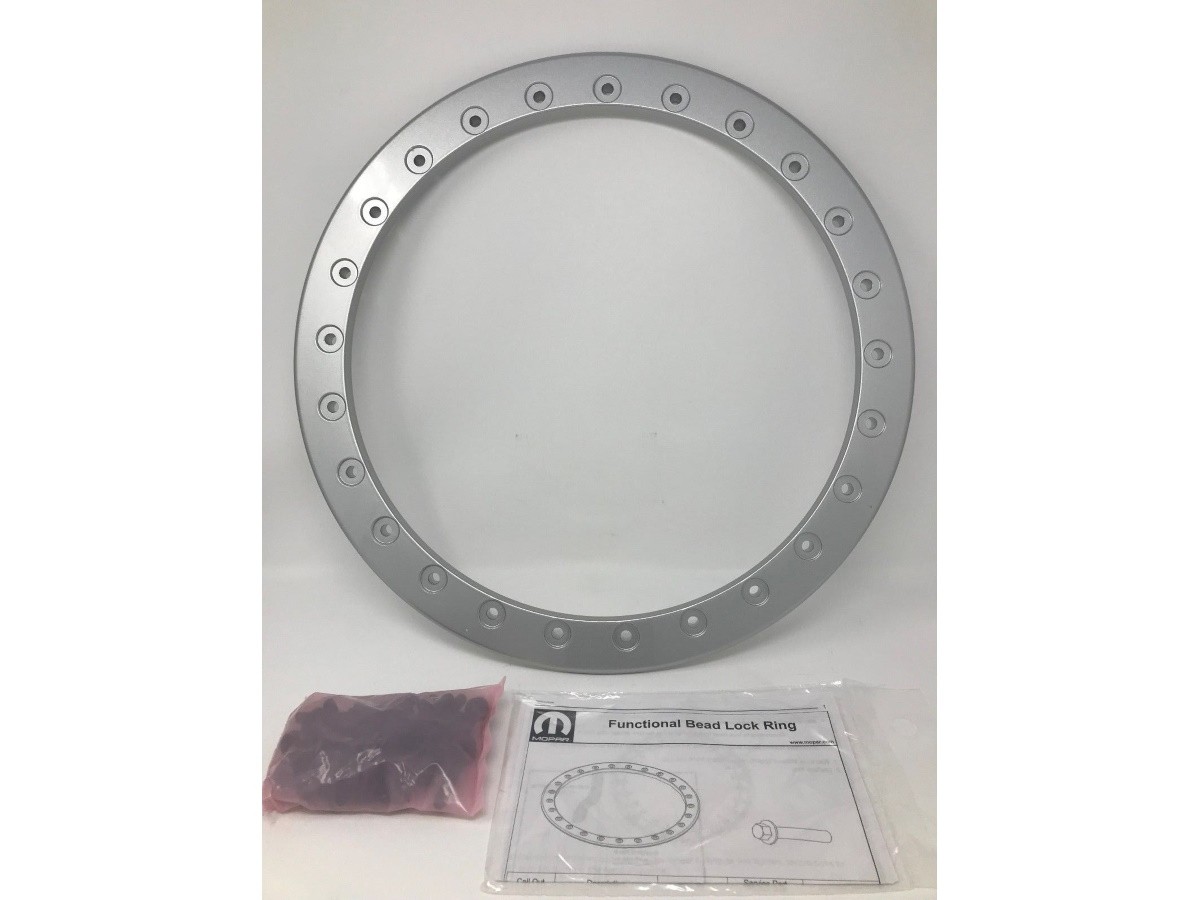 Mopar Performance Functional Bead Lock Wheel Ring Silver Color For