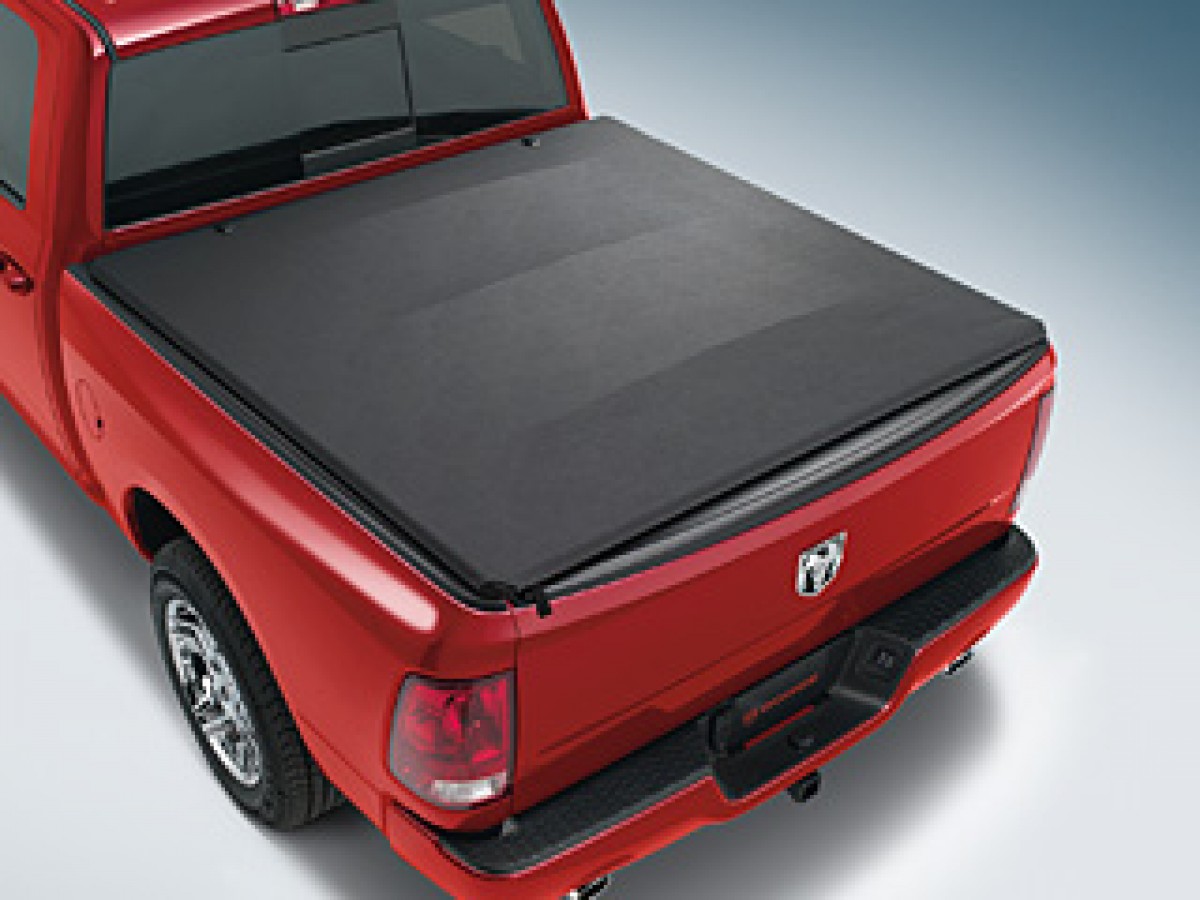 Genuine Mopar Tonneau Cover Snapless Black Premium Fabric 8.0' Bed 82211306AG All Mopar Parts
