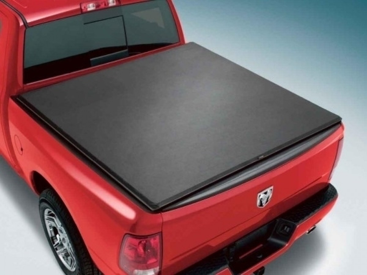 Genuine Mopar Tonneau Cover RollUp Black Premium Fabric 5.7' Bed