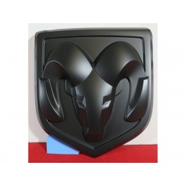 Buy Mopar Emblem Rams Head Tailgate Medallion Matte Black