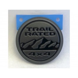 Buy Mopar Emblem Trail Rated Black / Gray - 68472854AB | Mopar