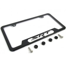 Buy Mopar License Plate Frame Black Abarth Scorpion Logo