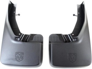 4x Front & Rear Mud Flaps For Ram 1500 2019-2024 - With Fender Flares - Black