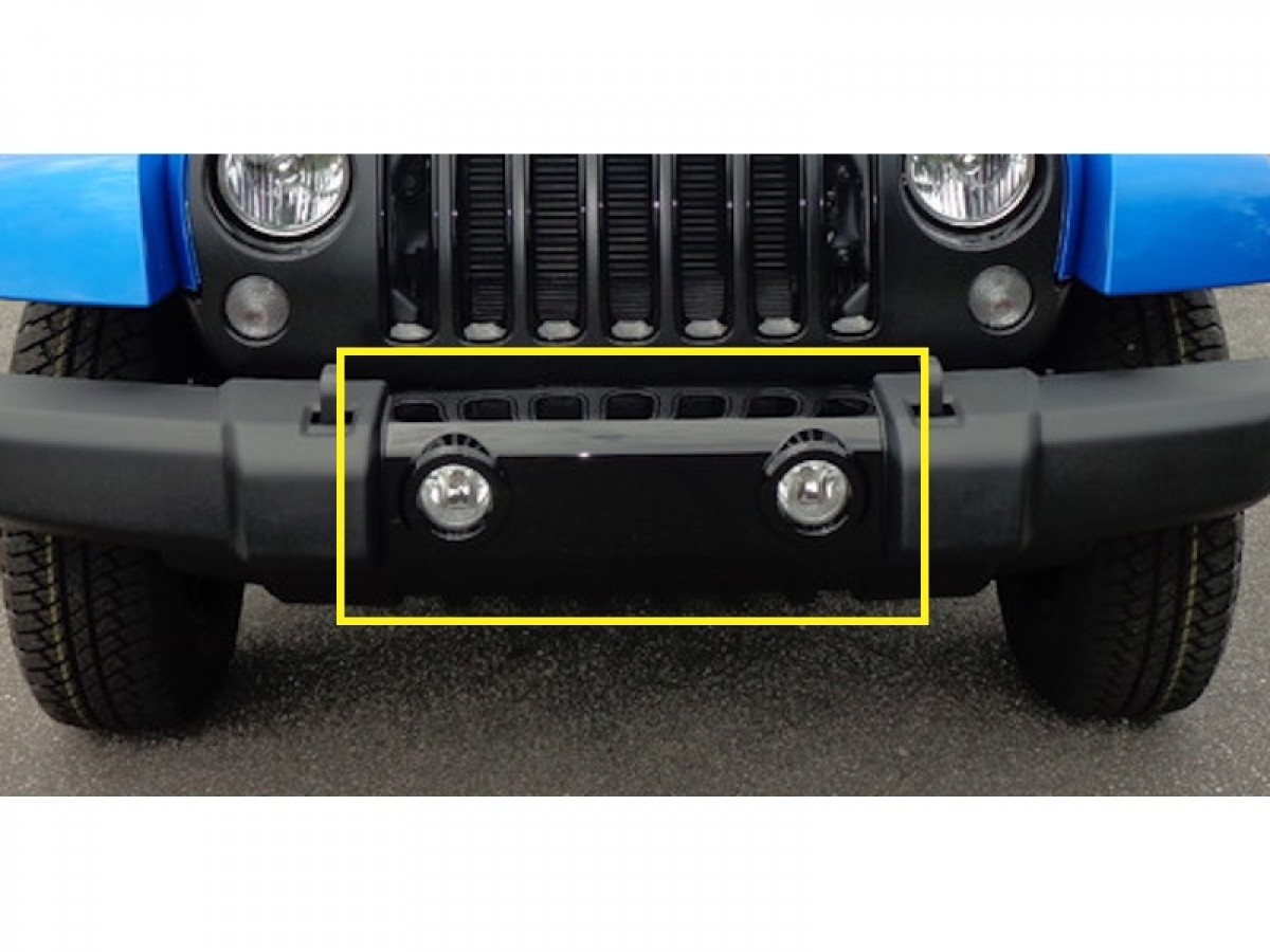 Buy Mopar Bumper Applique Kit Front Unpainted Black - 1ML27TZZAA