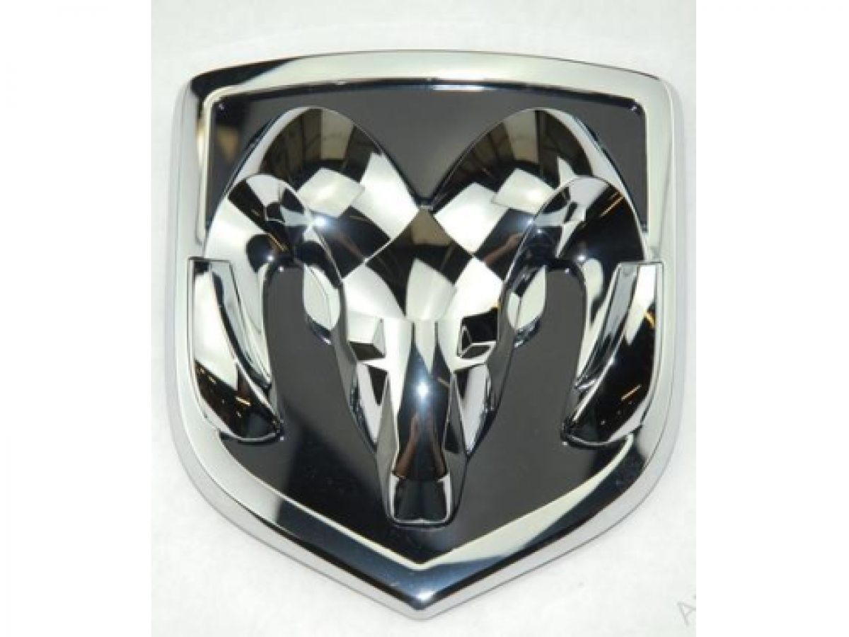 Buy Mopar Emblem Ram's Head Grille Medallion Chrome - 68050754AA