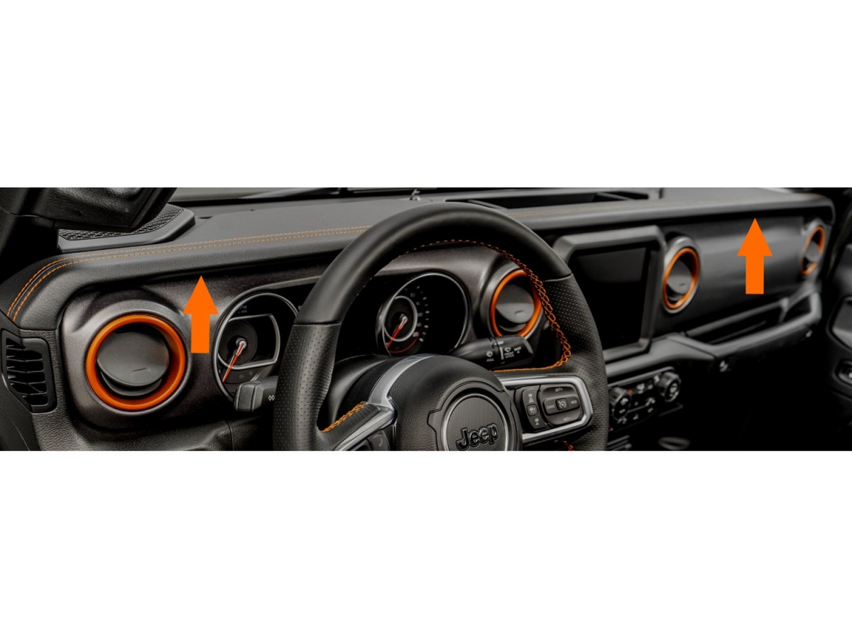 Buy Mopar Dashboard Top Pad Trim Kit Mojave Orange Stitching