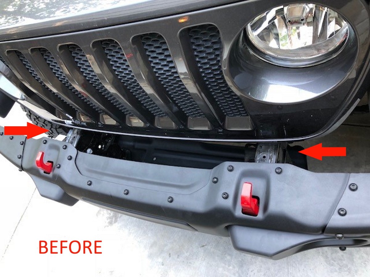 Buy Mopar Steel Bumper Closeout Panel - 6BU43RXFABKIT | Mopar