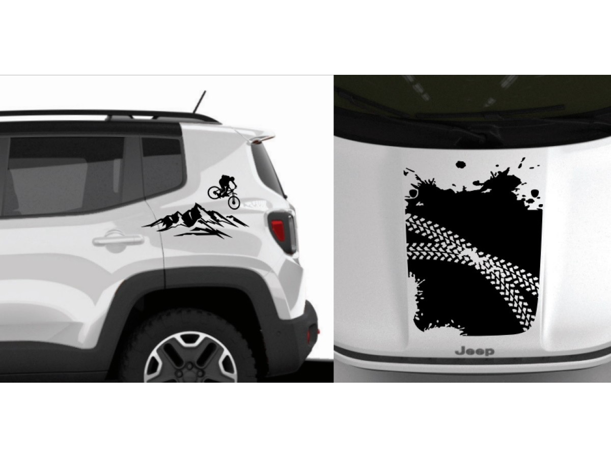 Buy Mopar Graphic Hood & Bodyside Black BMX - 82214823AC | Mopar