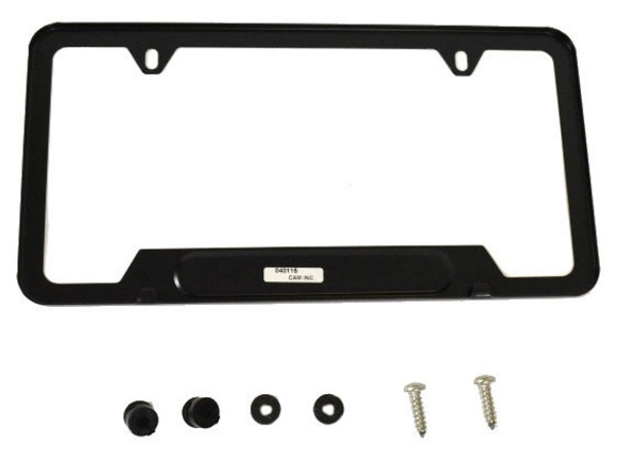 Buy Mopar Plate Frame Black W/ Challenger Logo - 82214922 | Mopar