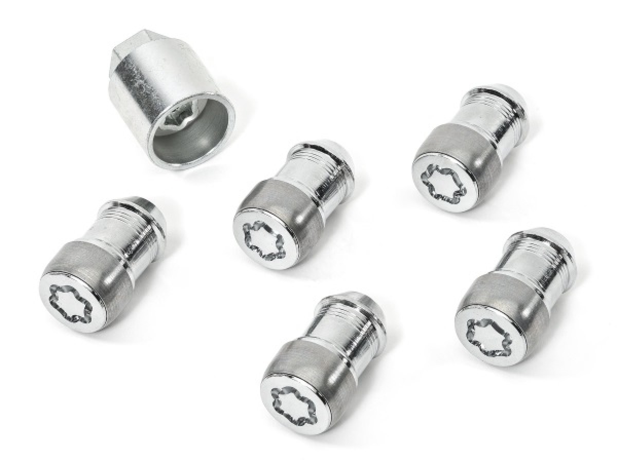 MOPAR 純正　ホイールロックナット M14 x 1.5 5個セット　JL Buy Mopar M14 x 1.5 Chrome Wheel Locks Kit Of Five With Key