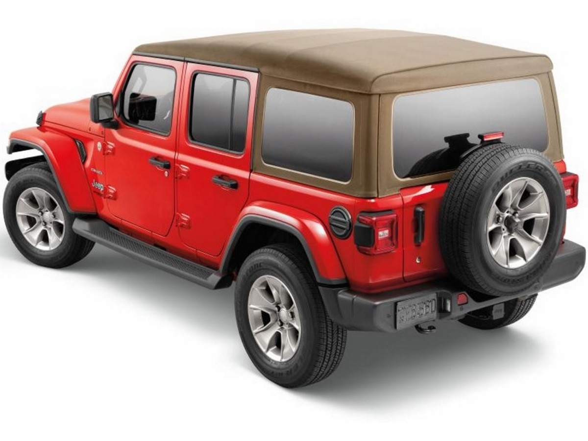 Buy Mopar Soft Top 4 Door Premium Tan Tinted - 82215914AB | Mopar